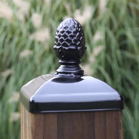 6x6 Large Pineapple Post Cap Madison Iron and Wood