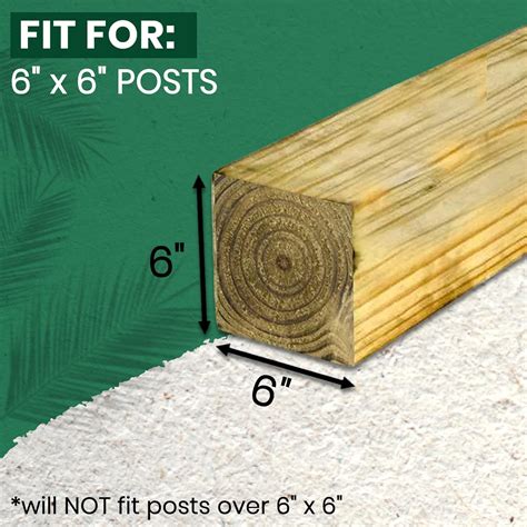 6x6 fence post.  $80.  Decking Delivery This item is a deferred, subscription,...