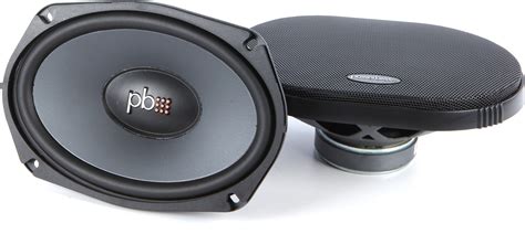 6x9 woofer. A 8" woofer is more likely to be designed to operate as a subwoofer. The only thing these two (the 6x9" and 8") most likely have in common is that the Surface area (which relates someowhat to how loudly the speaker can play - not so much how low it can go) is about the same. 