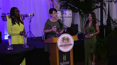 7’s Belkys Nerey honored at Miramar’s Latin Nights Gala Award Ceremony