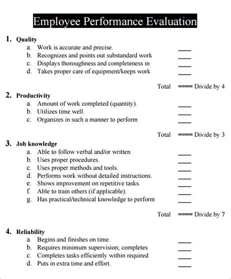 7+ Performance Review Samples Sample Templates