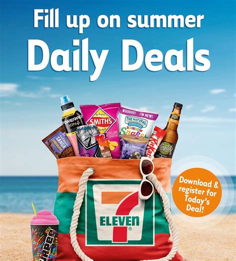 7 11 deals. 7-Eleven What deals can you get for $1 today? Here's what you'll be able to grab for $1 at 7-Eleven today. Muffins; Ring donuts; 10 mini tacos; Pizza slices; … 