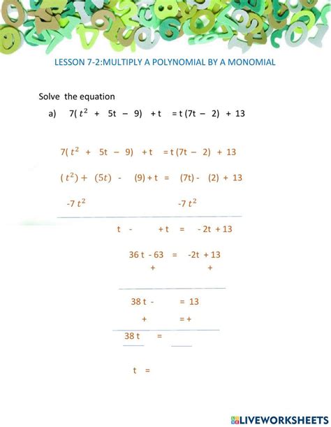 7 2 Solving Equations Using Addition Or Subtraction