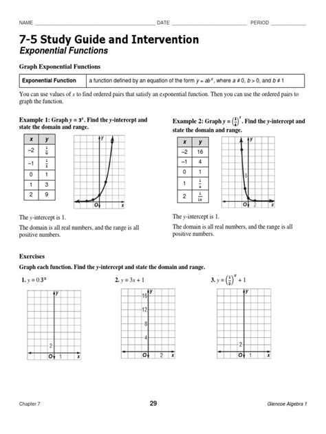 7 5 Study Guide And Intervention