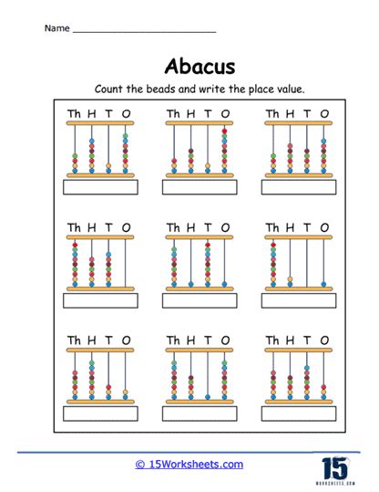7 Abacus Ideas Abacus Abacus Math Math Worksheet