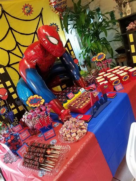 7 Bday Ideas Spiderman Birthday Party Spiderman Party Spiderman Birthday