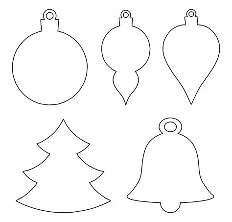 7 Best Christmas Tree Ornament Patterns Printable