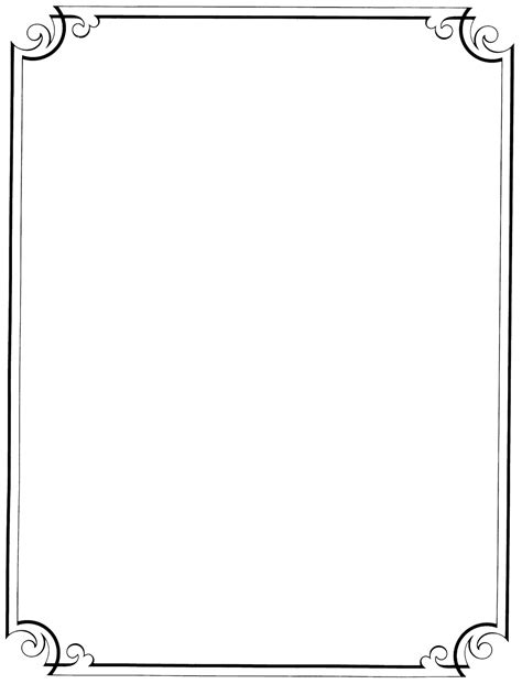 7 Best Images of Free Printable Letter Borders Letter Writing Paper