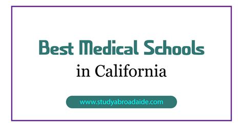 7 Best Medical Schools in California - Study Abroad Aide