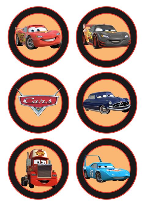 7 Best Printable Disney Cars Cake Toppers Printablee Com