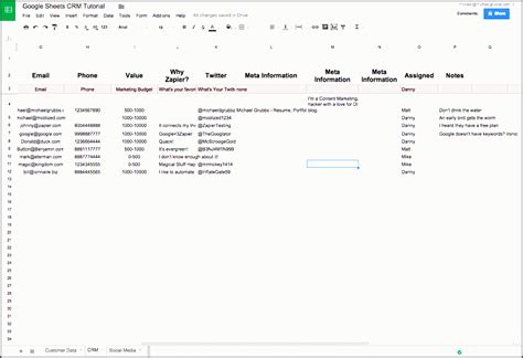 7 Customer Database Sheet Template SampleTemplatess SampleTemplatess