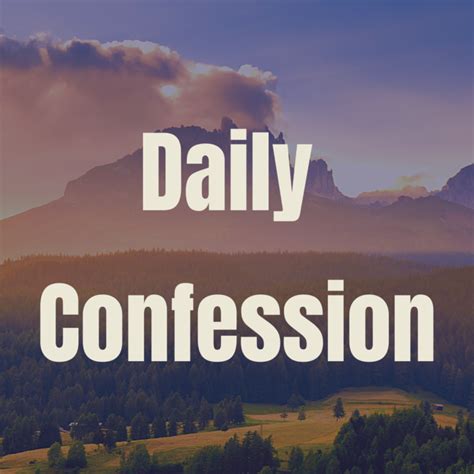 7 Daily Confessions