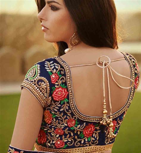 7 Designer Blouse Back Neck Patterns That You Need in Your Bridal Look!