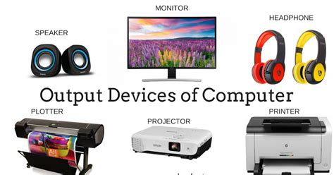7 Examples of Output Devices