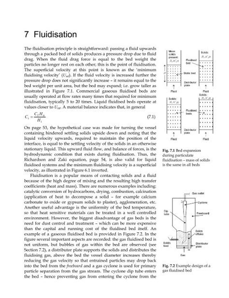 7 Fluidisation