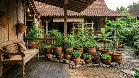 7 Inspirasi Mini Food Forest di Teras Rumah Kampung - raincitystudios.com