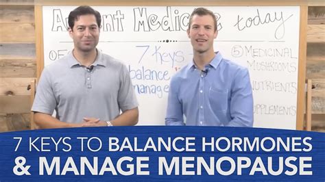 7 Keys to Balance Hormones & Manage Menopause - YouTube