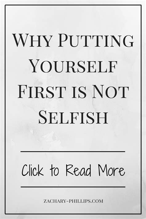 7 Reasons Putting Yourself First Is Not Selfish - Bustle