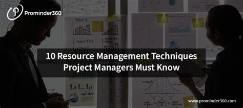 7 Resource Management Techniques Project Managers Must Know