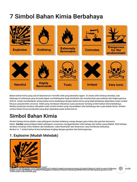 7 Simbol Bahan Kimia Berbahaya - Synergy Solusi Group - wintechmobiles.com