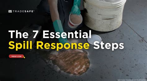 7 Spill Response Steps: Detailed Guide | TRADESAFE - wintechmobiles.com