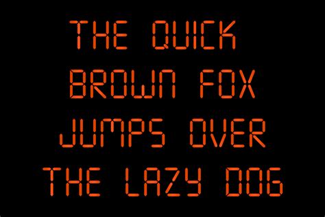 7 Segment Display Fonts igolasopa