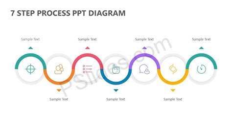 7 Step Process Ppt Diagram Pslides