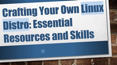 7 Tools to Create Your Own Linux Distro YouTube