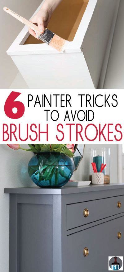 7 Tricks to Avoid Brush Strokes - Painted Furniture Ideas