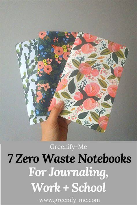 7 Zero Waste Notebooks For Journaling, Work + School - raincitystudios.com