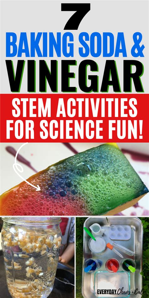 7 Baking Soda And Vinegar Stem Activities For Vinegar Science Experiments - Vinegar Science Experiments
