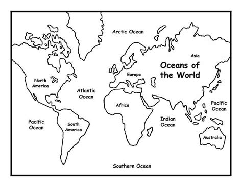 7 Continents Coloring Pages   Page 2 Of 14 - 7 Continents Coloring Pages
