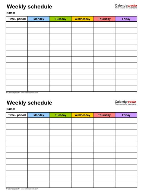 7 Day Schedule Worksheet Template For Xls Excel Daily Schedule Worksheet - Daily Schedule Worksheet