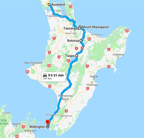 7 days Itinerary for the North Island, New Zealand