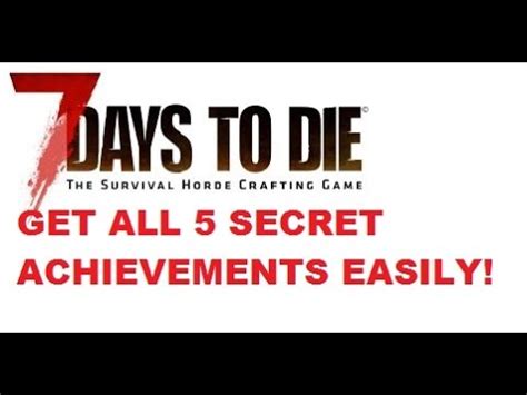 7 days to die hidden achievements steam. Things To Know About 7 days to die hidden achievements steam. 