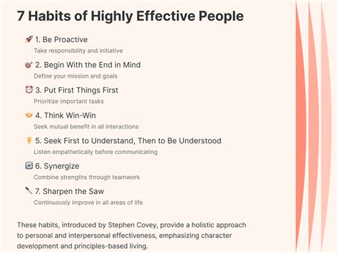 7 Effective Habits