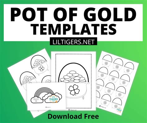 7 Free Printable Pot Of Gold Templates For Pot Of Gold Writing Paper - Pot Of Gold Writing Paper