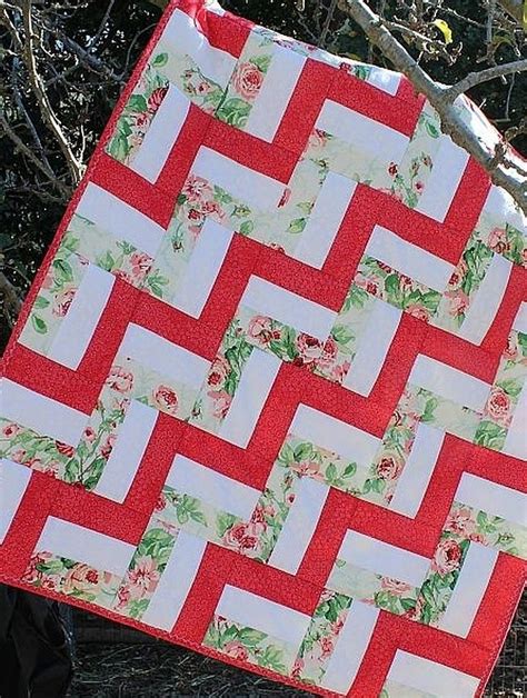 7 Free Rail Fence Quilt Patterns For Beginners Split Rail Fence Quilt Pattern - Split Rail Fence Quilt Pattern
