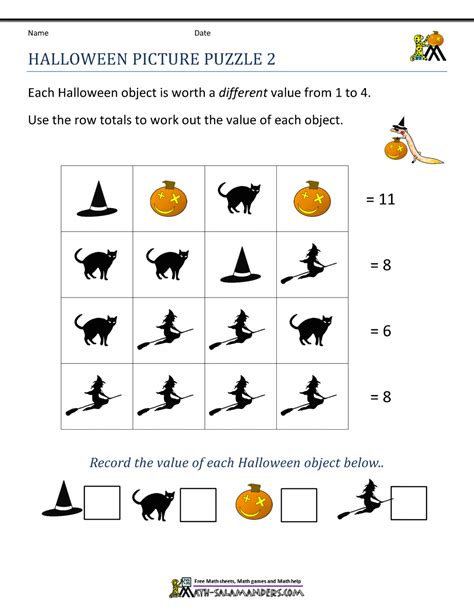 7 Free Spooky Halloween Math Activities And Games Halloween Activity College Algebra Answers - Halloween Activity College Algebra Answers