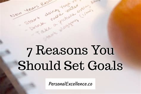 7 important reasons why we should set goals in our lives - Frank …