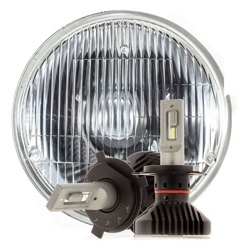 MGLLIGHT 7 inch led headlights with blue and amber ha