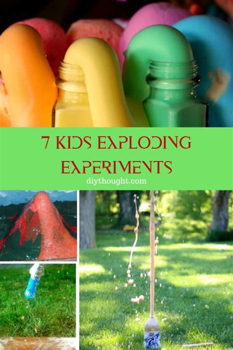 7 Kids Exploding Experiments Diy Thought Exploding Foam Science Experiment - Exploding Foam Science Experiment