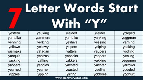 7 Letter Words Starting With Y Wordgenerator Org 6 Letter Words Starting With Y - 6 Letter Words Starting With Y
