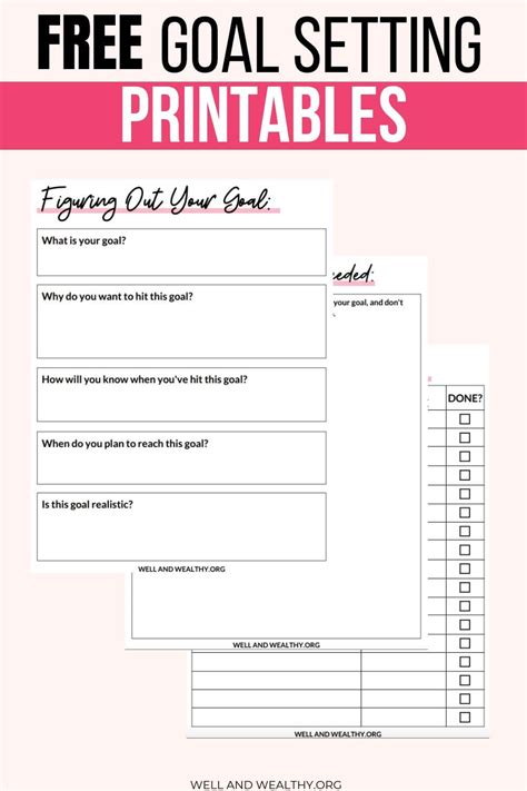 7 Printable Goal Setting Worksheets For Kids In Goal Setting Coloring Pages - Goal Setting Coloring Pages