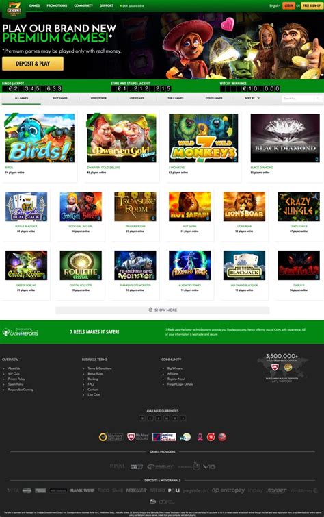 7 reels casino bonus dzkh belgium