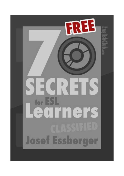 7 Secrets For Esl Learners Englishclub