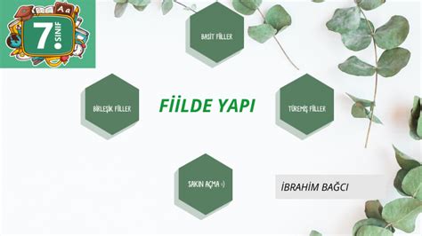 7 Sınıf Fiilde Yapı