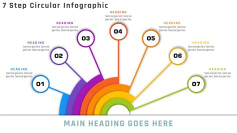7 Step Circular Infographic