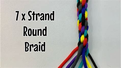7 strand round braid.  Find and save ideas about 7 strand round braid on Pinterest.  Tie ...