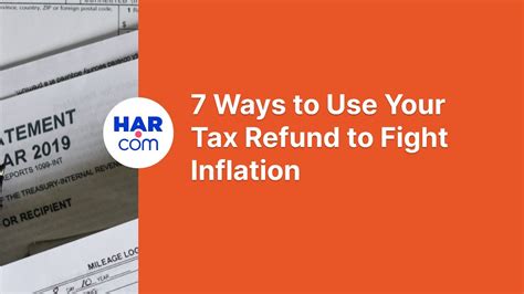 7 ways to use your tax refund to fight inflation